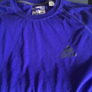 Men’s Purple Adidas SS ultimate tee size Med